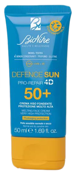 DEFENCE SUN 50+ CREMA VISO FONDENTE 50 ML - Oltrefarma