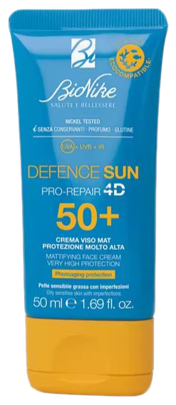 DEFENCE SUN 50+ CREMA VISO MAT 50 ML - Oltrefarma