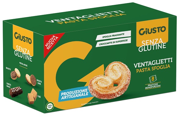 GIUSTO SENZA GLUTINE VENTAGLIETTI 80 G - Oltrefarma
