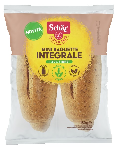 SCHAR MINI BAGUETTE INTEGRALE 4 PEZZI X 37,5 G - Antica Farmacia Ferrari