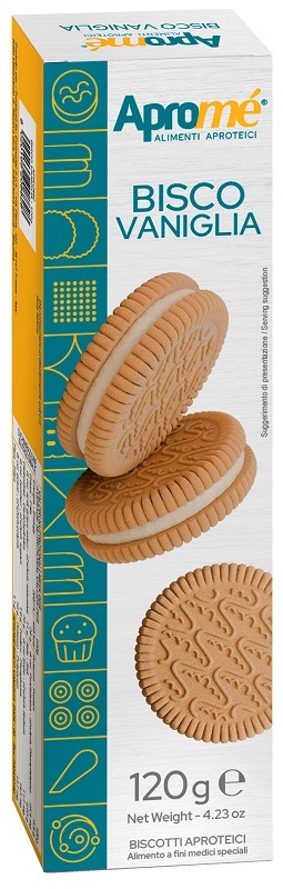 APROME' BISCO VANIGLIA 120 G - Oltrefarma