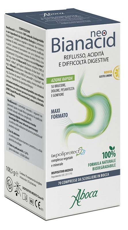 NEOBIANACID 70 COMPRESSE GUSTO LIMONE - Oltrefarma