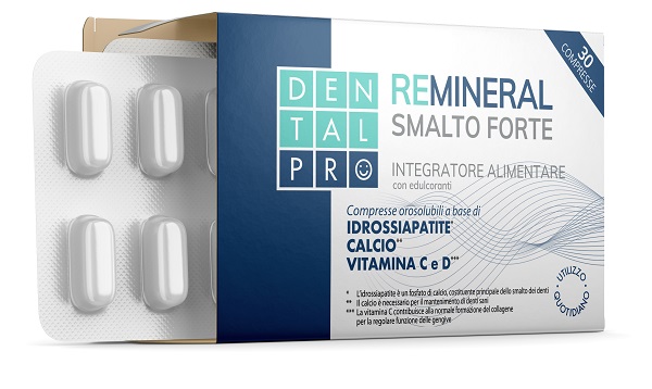 DENTALPRO REMINERAL SMALTO FORTE 30 COMPRESSE - Oltrefarma