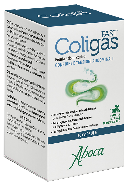 COLIGAS FAST 30 CAPSULE - Antica Farmacia Ferrari