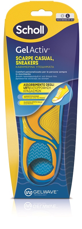 SCHOLL GELACTIV SCARPE CASUAL SNEAKERS MISURA LARGE NUOVA SERIE 2025 1 PAIO - Oltrefarma