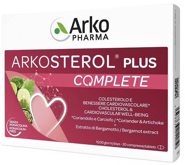 ARKOSTEROL PLUS COMPLETE 30 COMPRESSE - Oltrefarma
