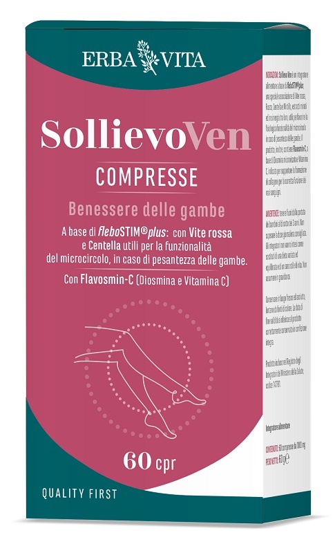 SOLLIEVO VEN 60 COMPRESSE - Antica Farmacia Ferrari