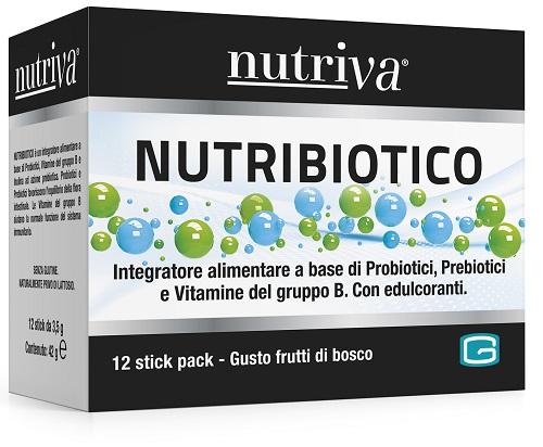 NUTRIVA NUTRIBIOTICO 12 STICK PACK - Oltrefarma