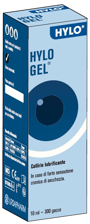 COLLIRIO LUBRIFICANTE HYLO GEL IALURONATO DI SODIO 2 MG/ML 10 ML - Oltrefarma