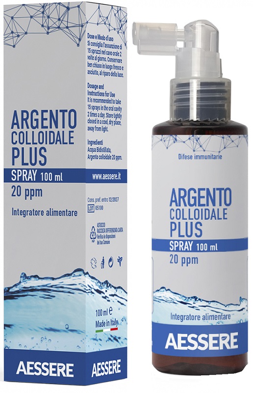 ARGENTO COLLOIDALE PLUS 20PPM SPRAY 100 ML - Oltrefarma