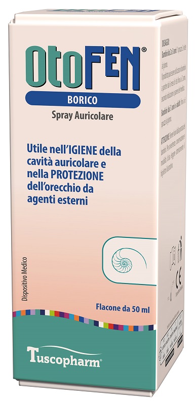 OTOFEN BORICO SPRAY AURICOLARE 50 ML - Antica Farmacia Ferrari