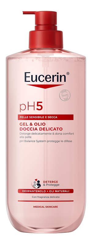 EUCERIN PH5 GEL&OLIO DOCCIA DELICATO 750 ML - Antica Farmacia Ferrari