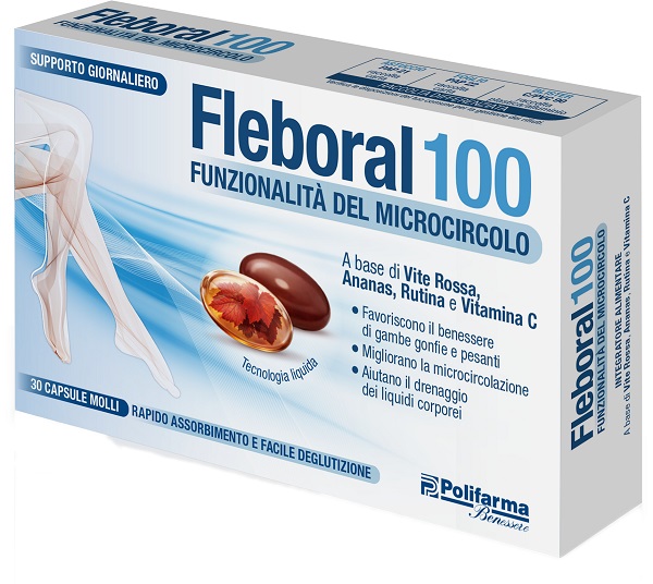 FLEBORAL 100 30 CAPSULE MOLLI - Oltrefarma